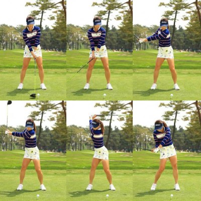 キムハヌルのゴルフスイング画像はこちら 貴重な私服の画像も 関西エンタメ スポーツの穴